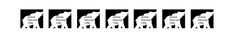 ELEFONT font preview