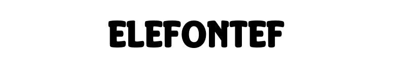 ElefontEF font preview