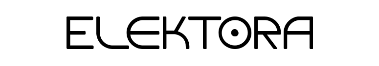 Elektora font preview