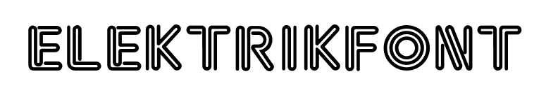 ElektrikFont font preview
