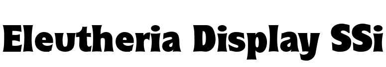 Eleutheria Display SSi font preview