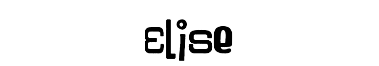 Elise font preview