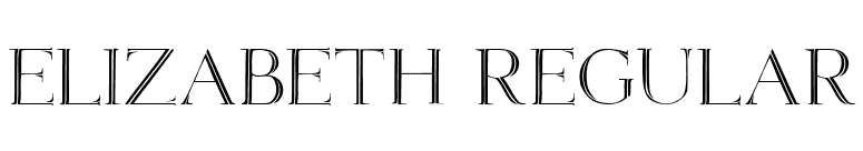 Elizabeth Regular font preview