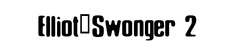 Elliot_Swonger 2 font preview