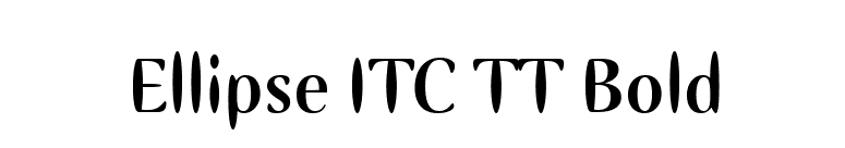 Ellipse ITC TT Bold font preview