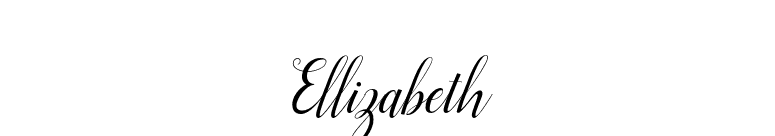 Ellizabeth font preview