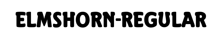 Elmshorn-Regular font preview