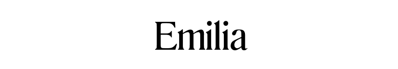 Emilia font preview