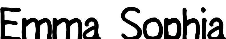 Emma Sophia font preview