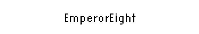 EmperorEight font preview
