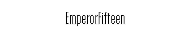 EmperorFifteen font preview
