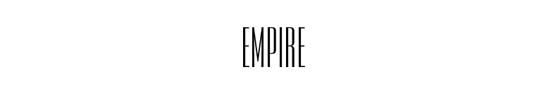 Empire font preview