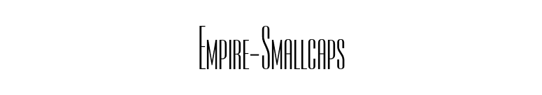 Empire-Smallcaps font preview