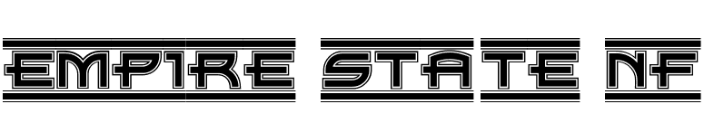 Empire State NF font preview