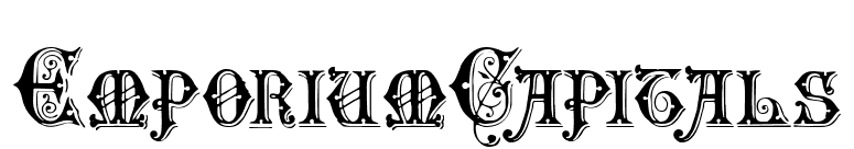 EmporiumCapitals font preview