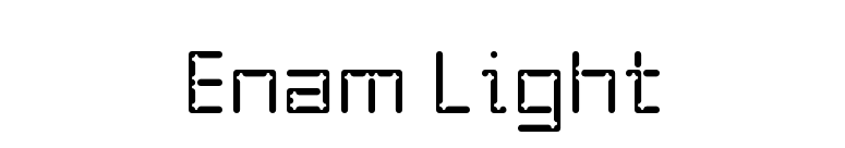 Enam Light font preview