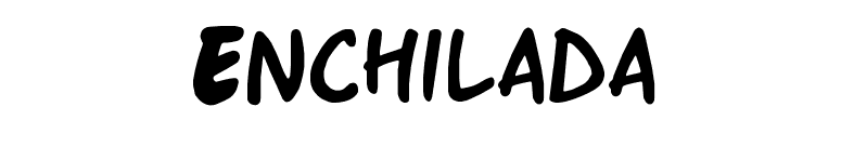 Enchilada font preview