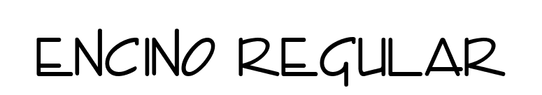 Encino Regular font preview