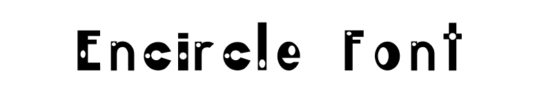 Encircle Font font preview