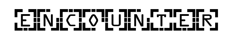 Encounter font preview