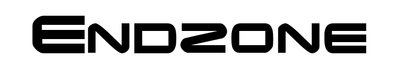 Endzone font preview
