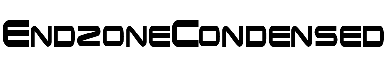 EndzoneCondensed font preview