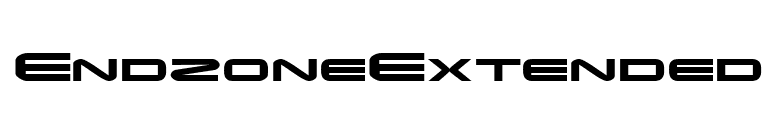 EndzoneExtended font preview