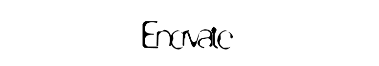 Enervate font preview