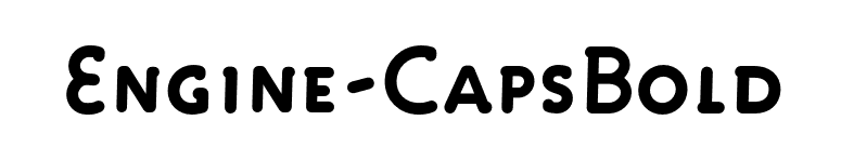 Engine-CapsBold font preview