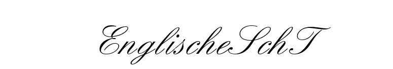 EnglischeSchT font preview