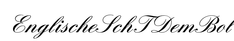 EnglischeSchTDemBol font preview