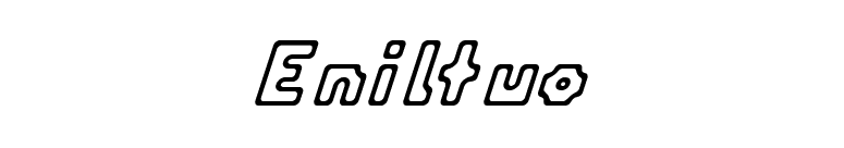 Eniltuo font preview