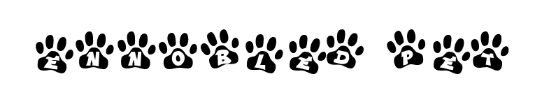 Ennobled Pet font preview