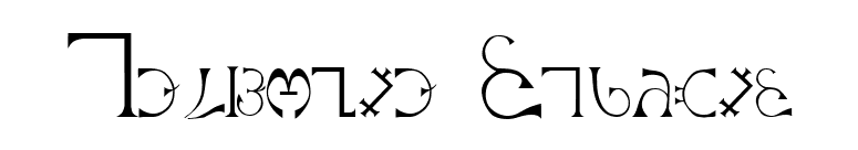 Enochian Regular font preview