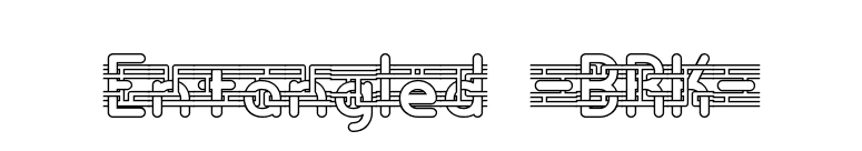 Entangled -BRK- font preview