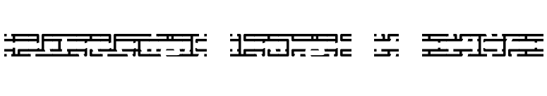 Entangled Layer B -BRK- font preview