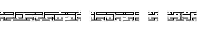 Entangled Layer B BRK font preview