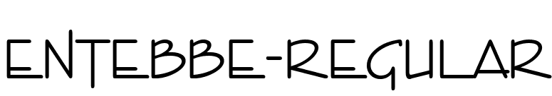 Entebbe-Regular font preview