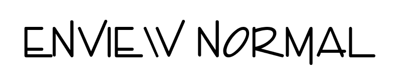Enview Normal font preview