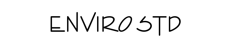 Enviro Std font preview