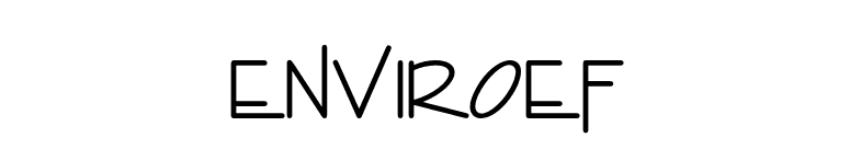 EnviroEF font preview