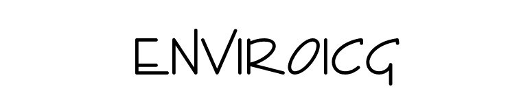 EnviroICG font preview