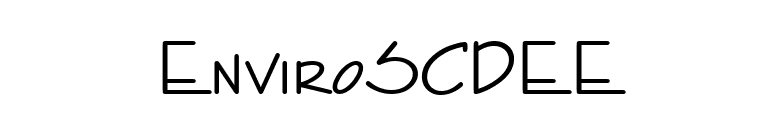 EnviroSCDEE font preview