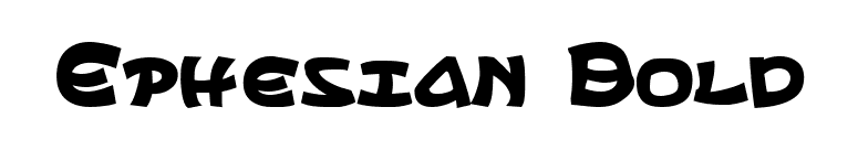 Ephesian Bold font preview