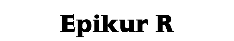 Epikur R font preview