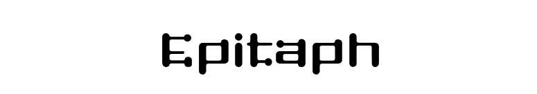 Epitaph font preview