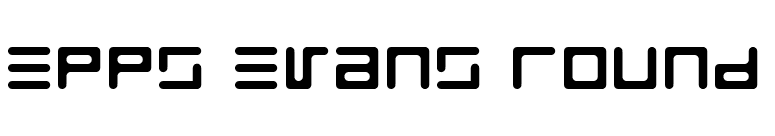 Epps Evans Round font preview