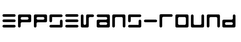 EppsEvans-Round font preview