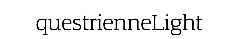 EquestrienneLight font preview