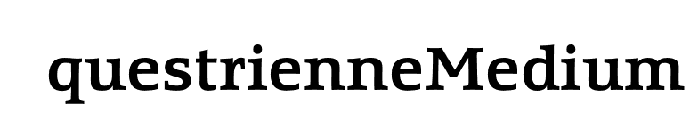 EquestrienneMedium font preview